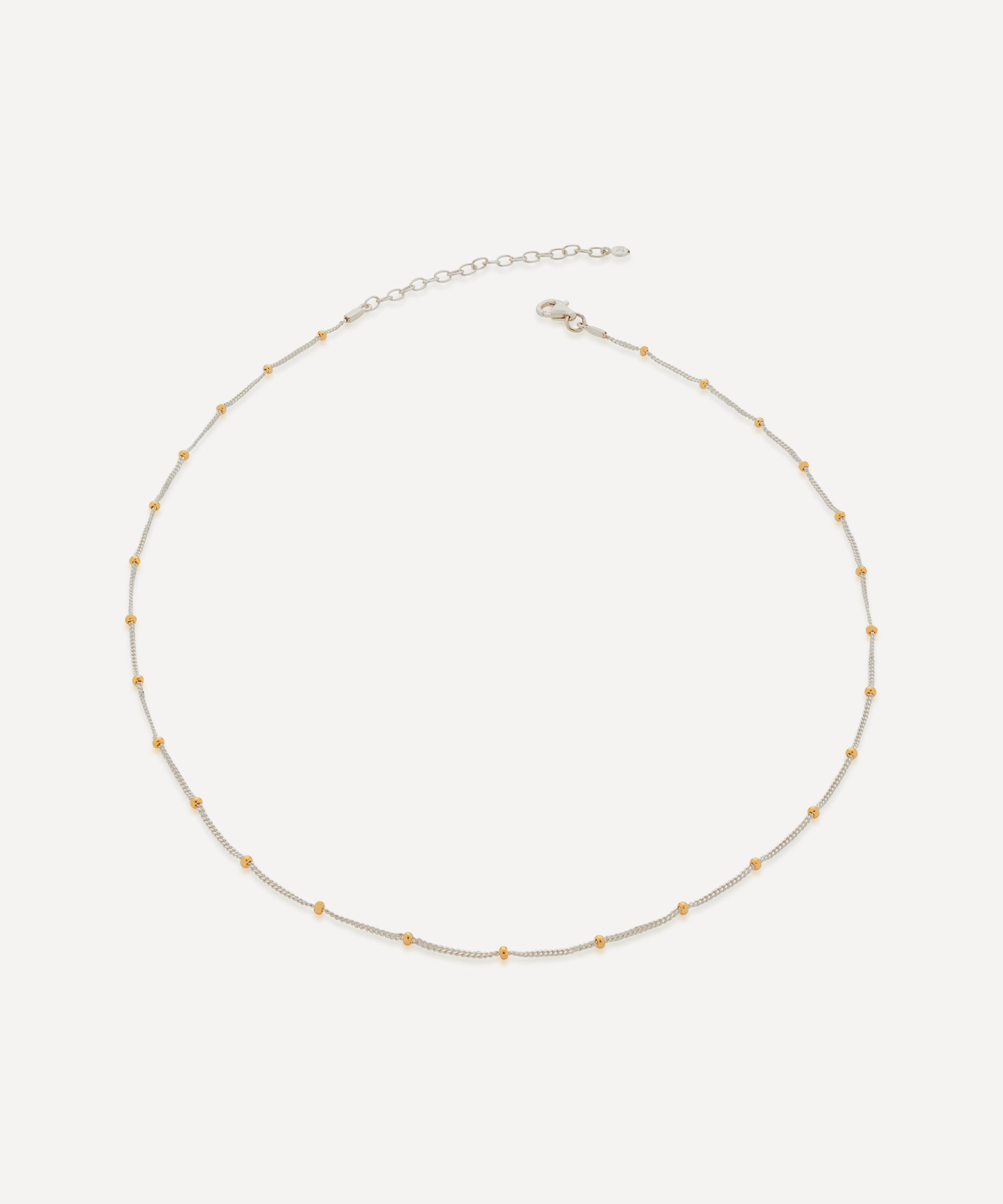 Monica Vinader - Mixed Metal Beaded Chain Necklace image number 0