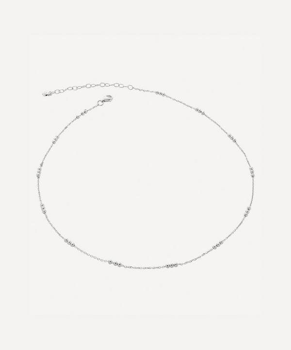 Monica Vinader - Silver 18-20" Triple Beaded Chain Necklace image number null