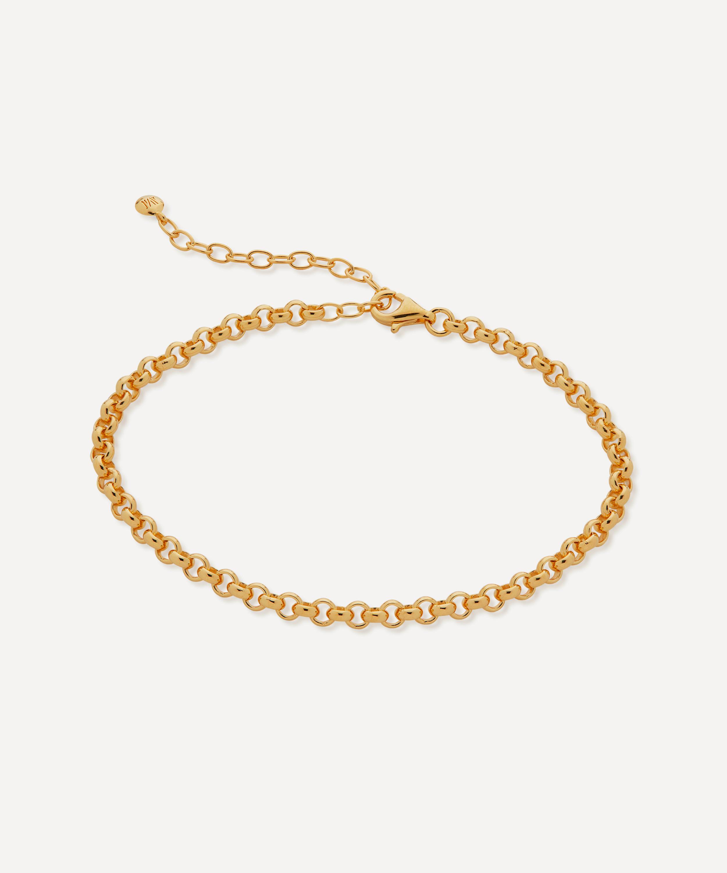 Monica Vinader Gold Plated Vermeil Silver Vintage Chain Bracelet | Liberty