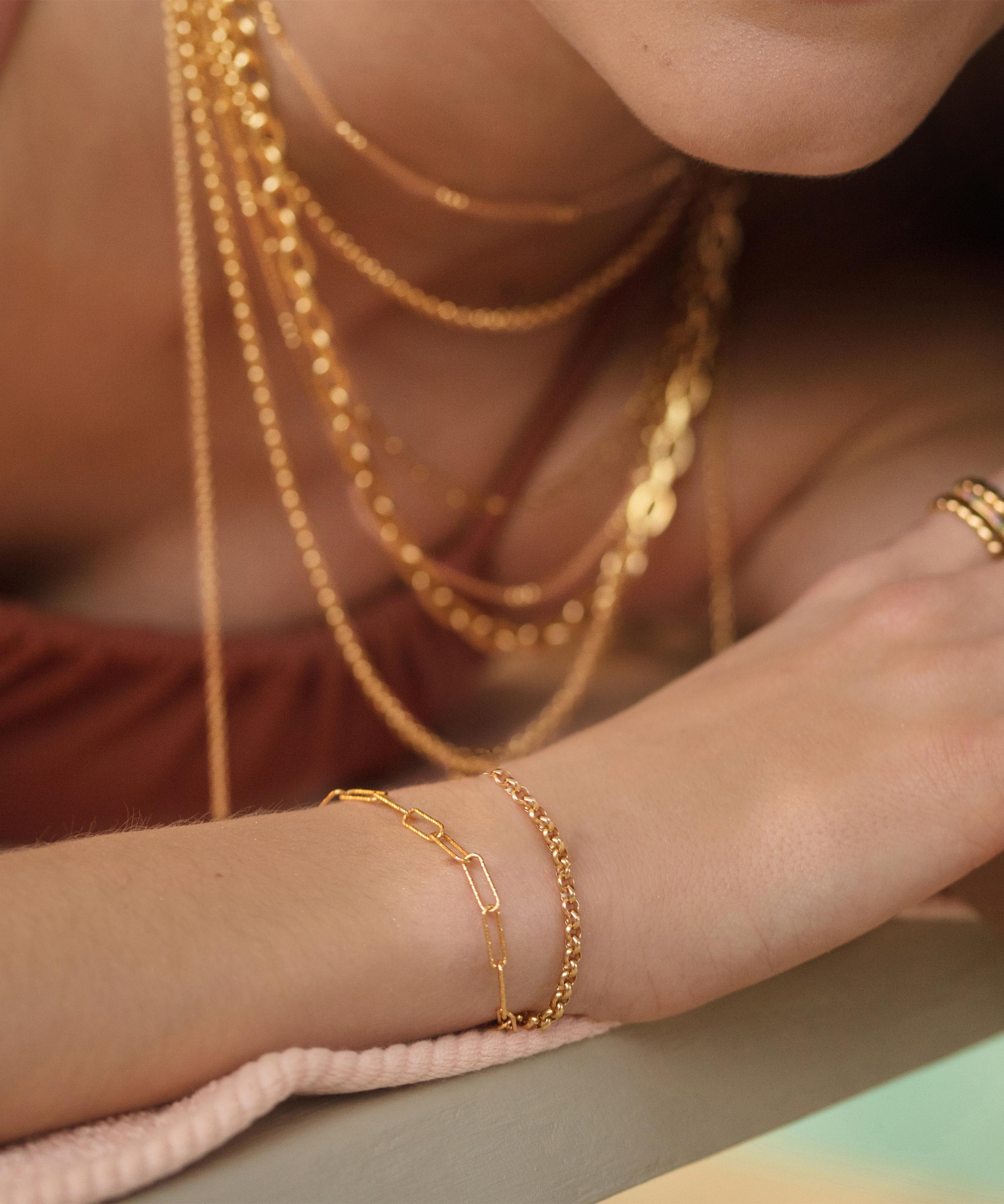 Monica Vinader - Silver Vintage Chain Bracelet image number 2