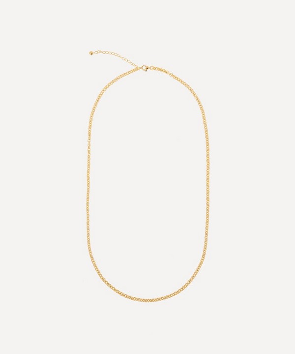 Monica Vinader - Gold Plated Vermeil Silver 20-22" Vintage Chain Necklace image number null