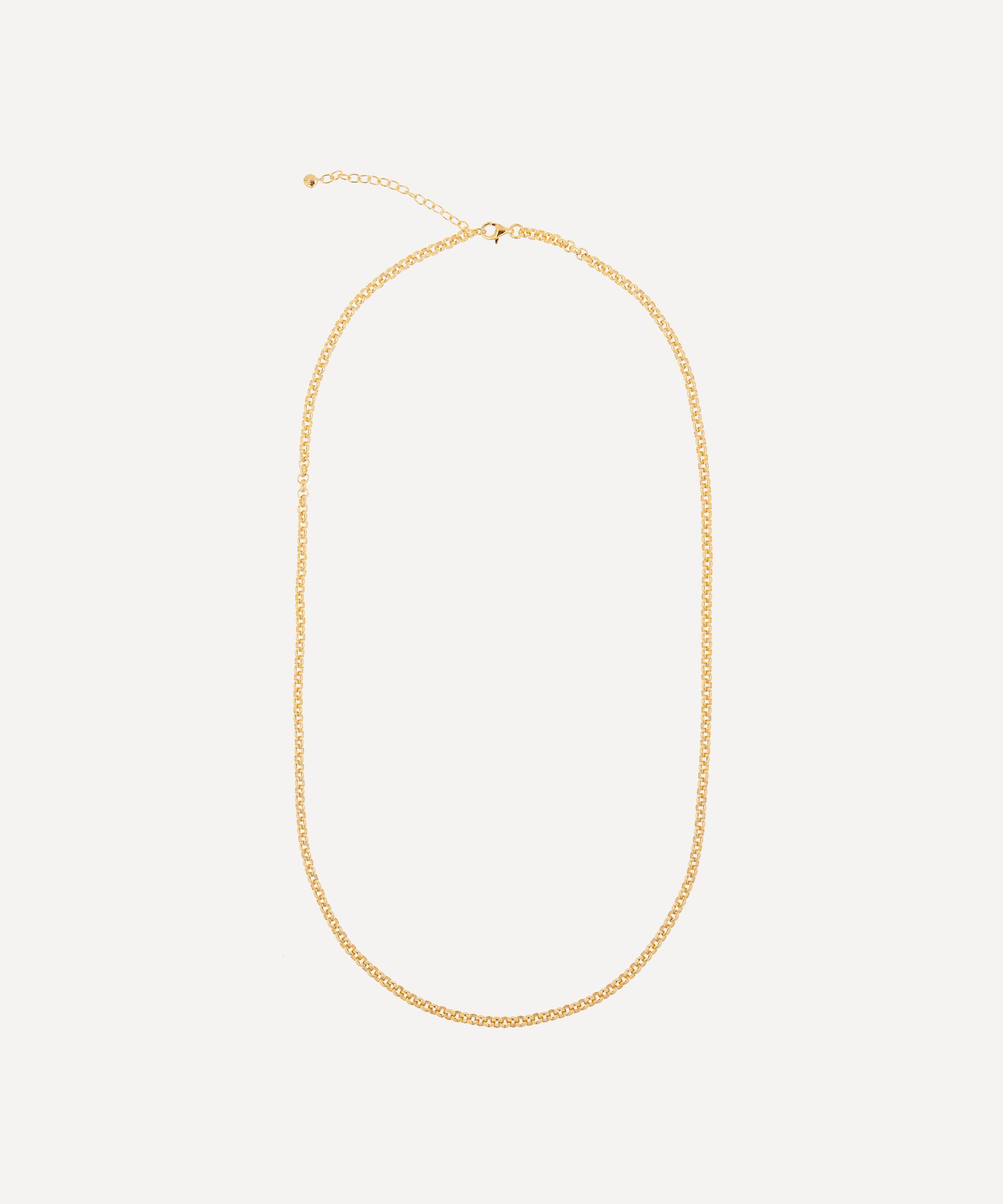 Monica Vinader - Gold Plated Vermeil Silver 20-22" Vintage Chain Necklace image number 0