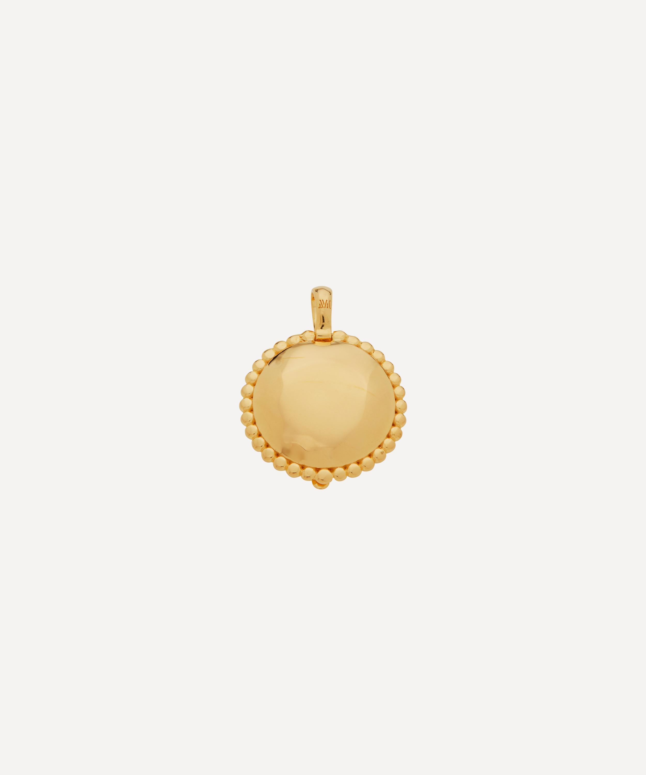 Monica Vinader - Gold Plated Vermeil Silver Deia Locket Pendant image number 2