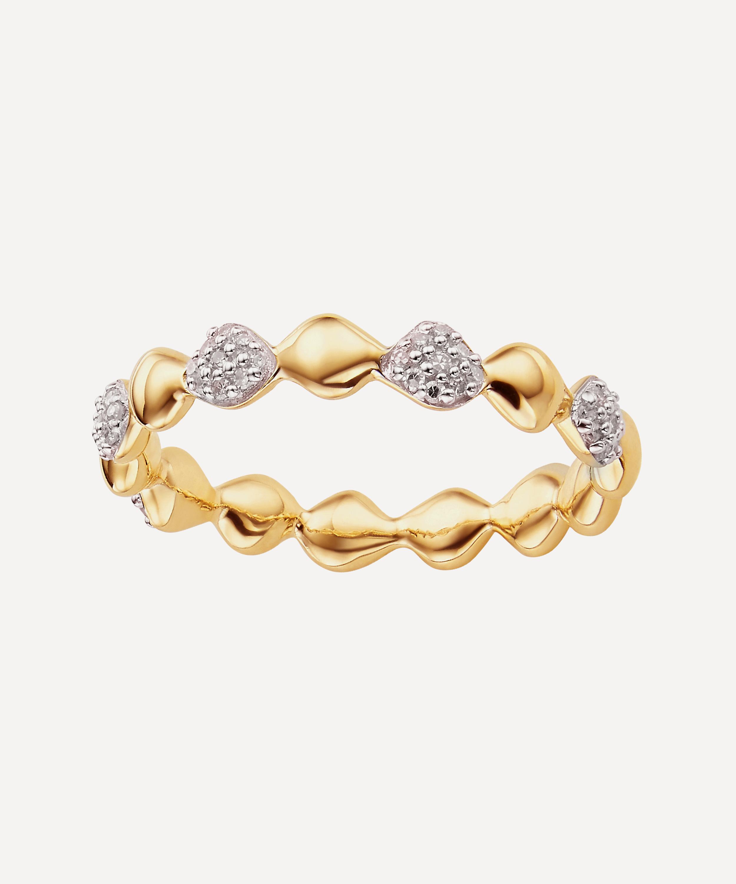 Monica Vinader Gold Plated Vermeil Silver Nura Teardrop