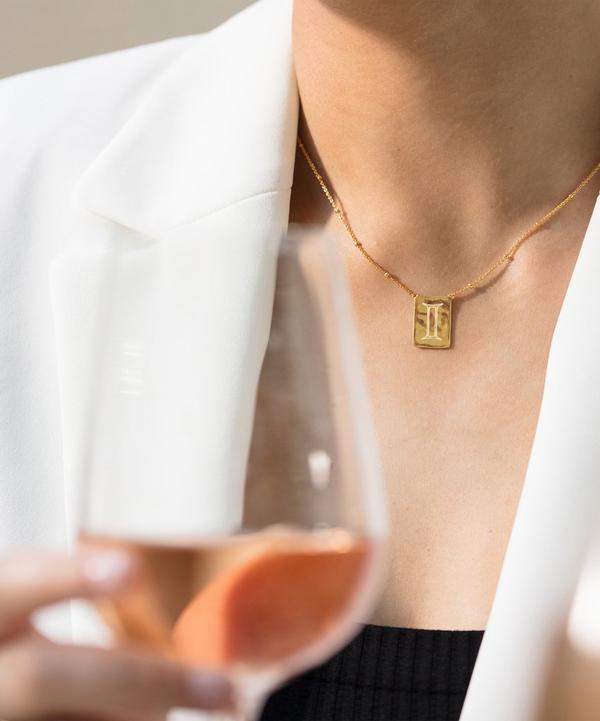 Monica Vinader Gold Plated Vermeil Silver Siren Muse ID Monica Vinader Gold Plated Vermeil Silver Siren Muse ID