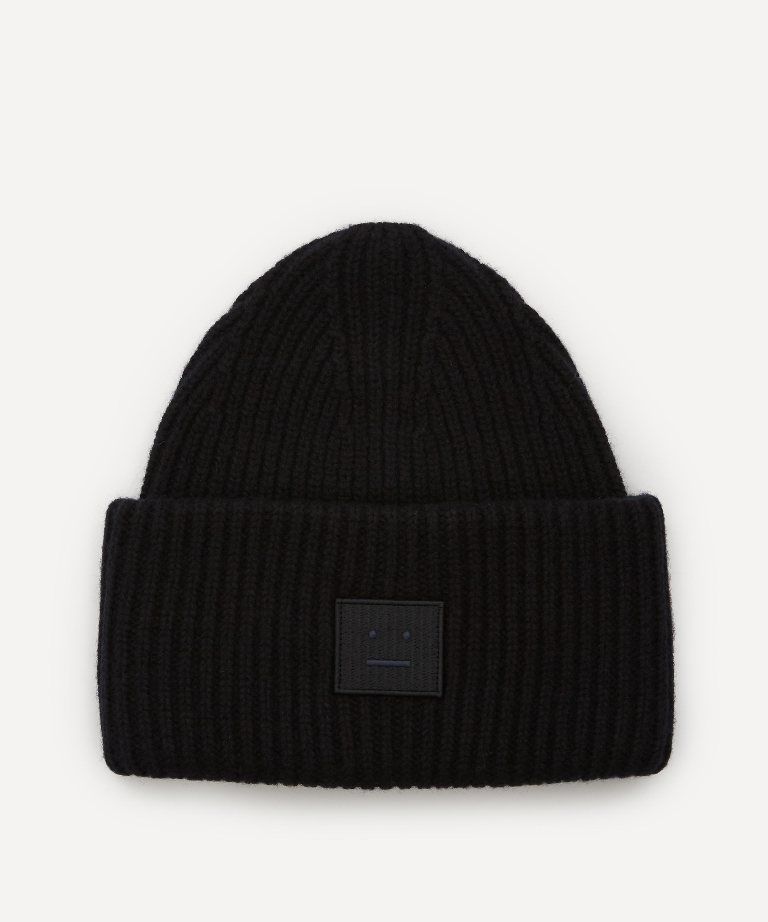 Acne Studios - Face Logo Beanie Hat image number 0