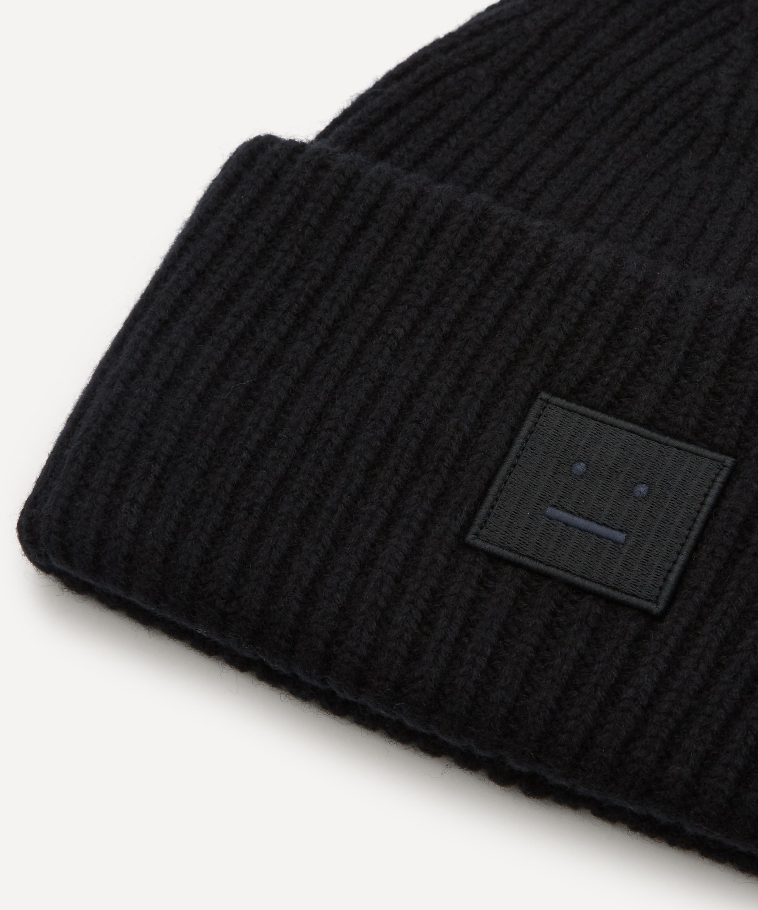 Acne Studios - Face Logo Beanie Hat image number 2