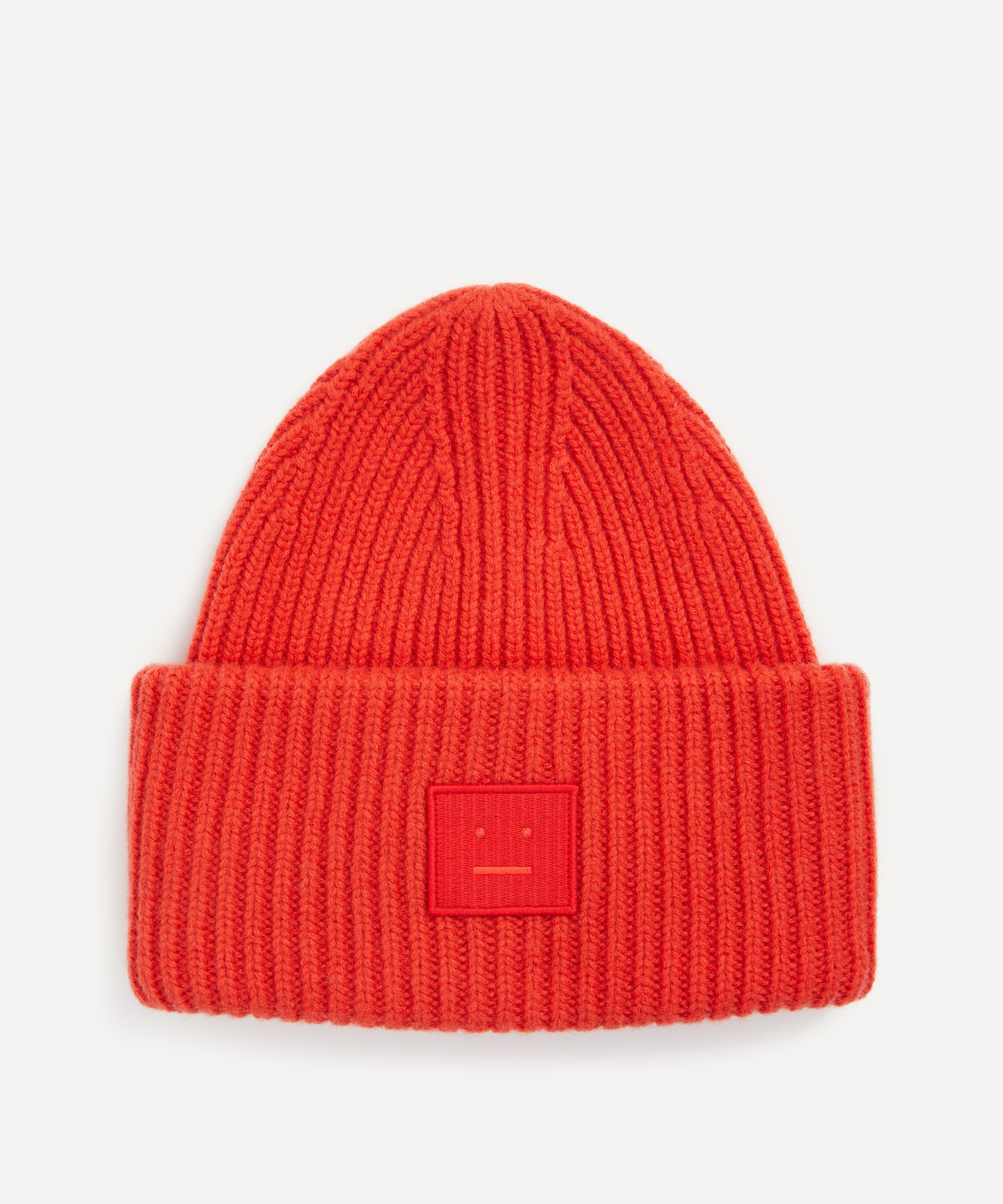 Acne Studios - Face Logo Beanie Hat image number 0