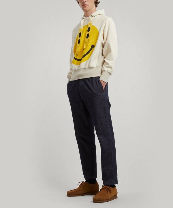 Smiley Face Print Hoodie | Liberty