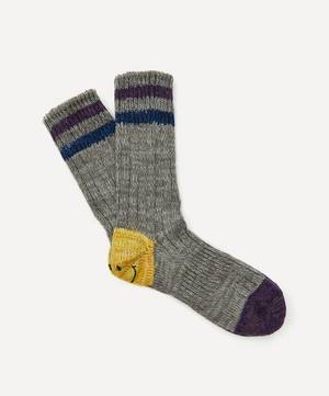 60-Yarn Smiley Heel Socks