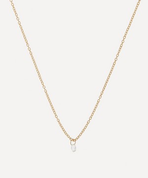 Satomi Kawakita - 18ct Gold Diamond Drop Pendant Necklace image number 0