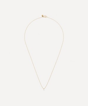 Satomi Kawakita - 18ct Gold Diamond Drop Pendant Necklace image number 2