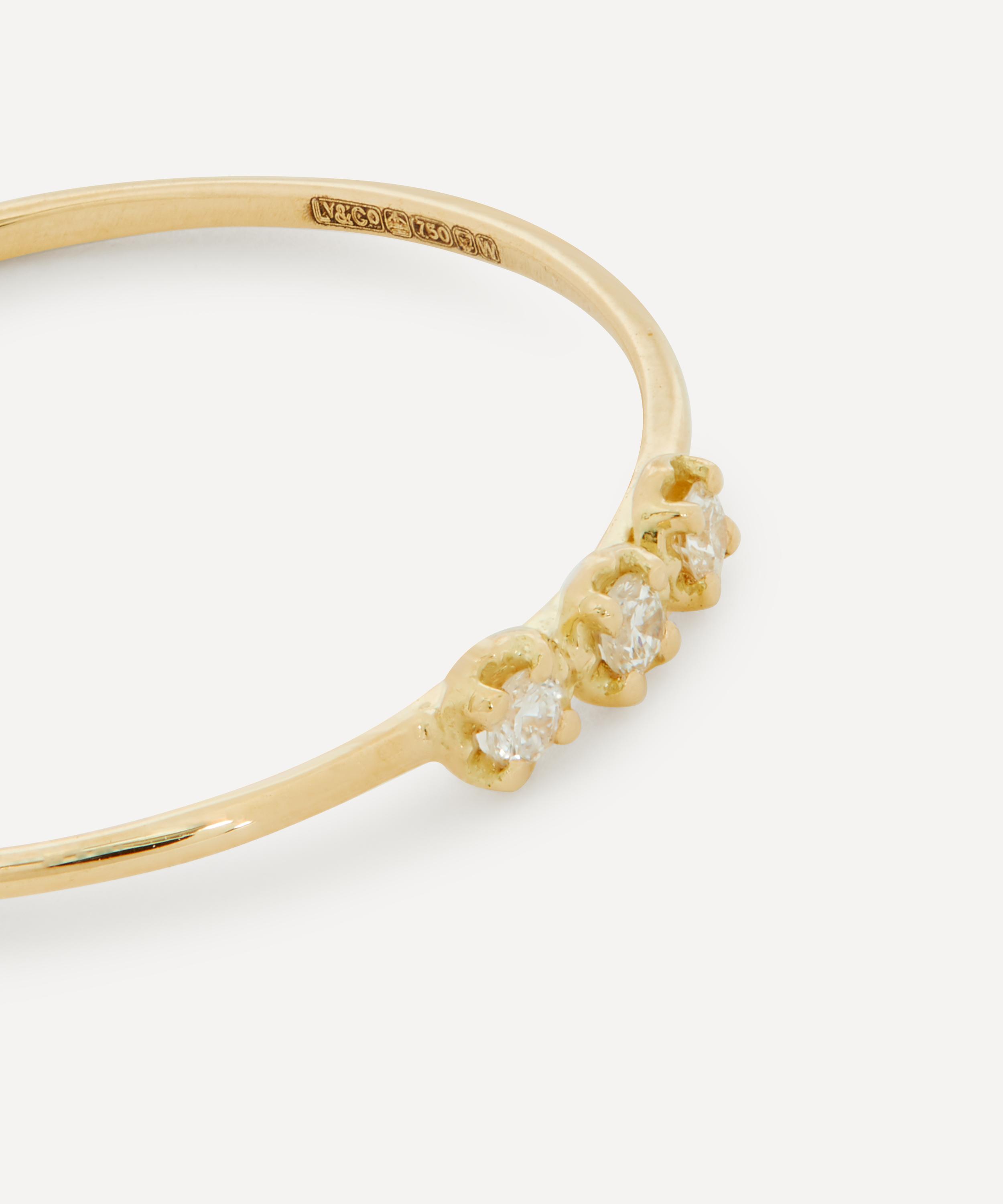 Satomi Kawakita - 18ct Gold Diamond Orion Ring image number 3