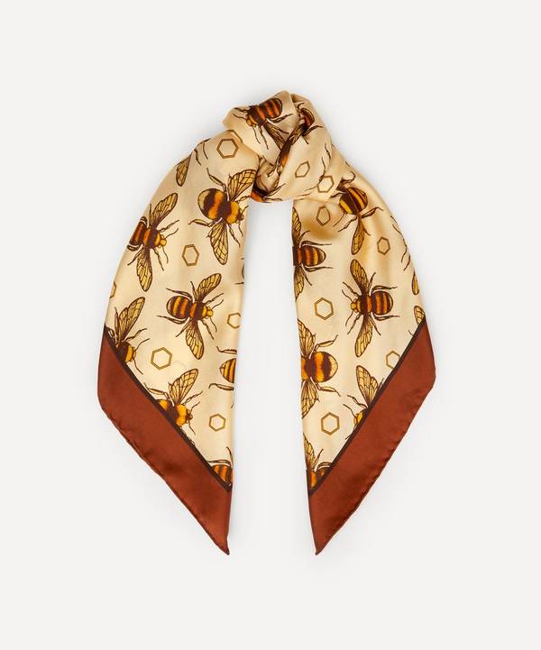 Emily Carter - The British Bee Silk Scarf image number 0