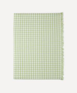 Honeydew Gingham Cotton Tablecloth