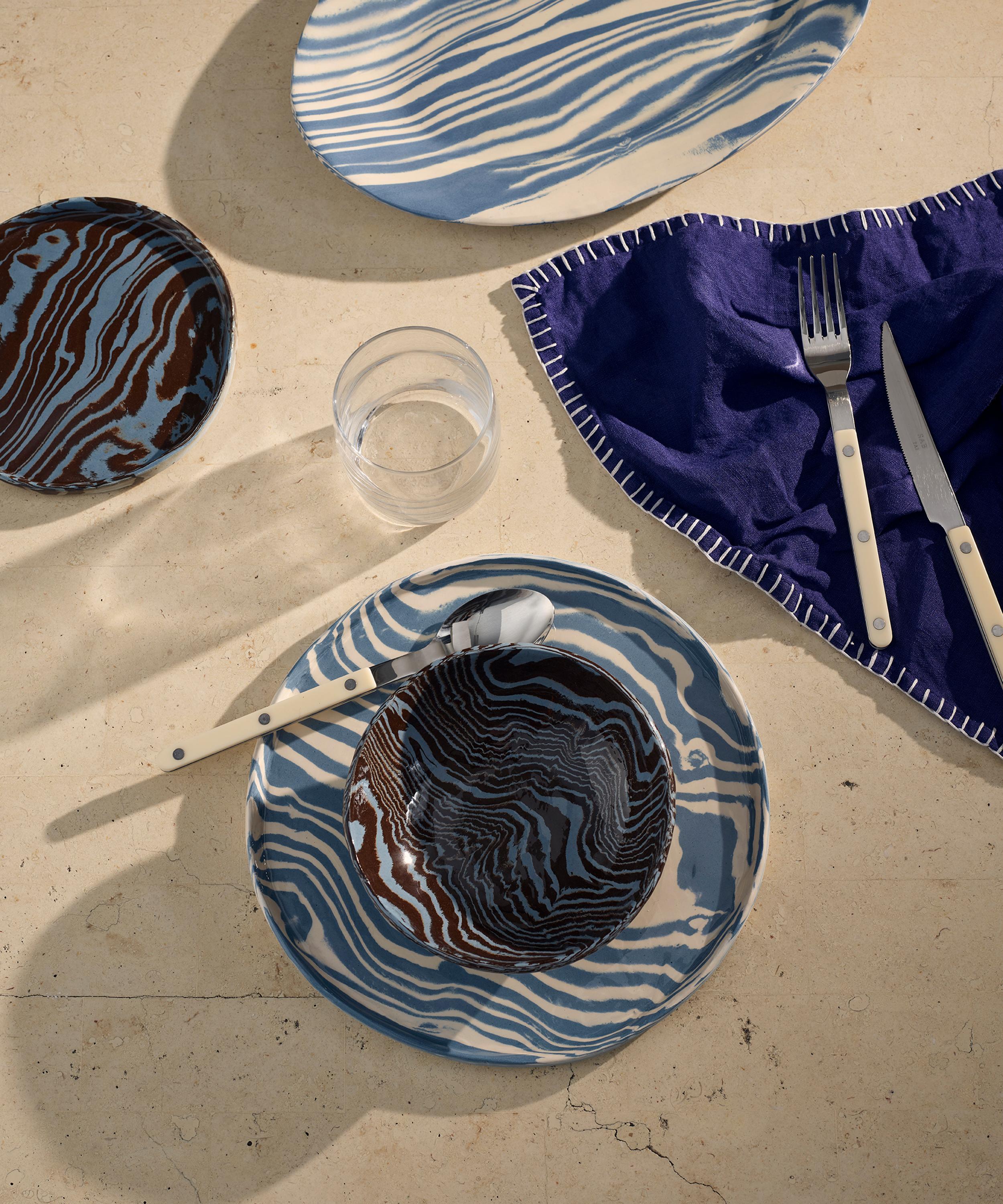 Henry Holland Studio - Blue and White Dinner Plate image number 1