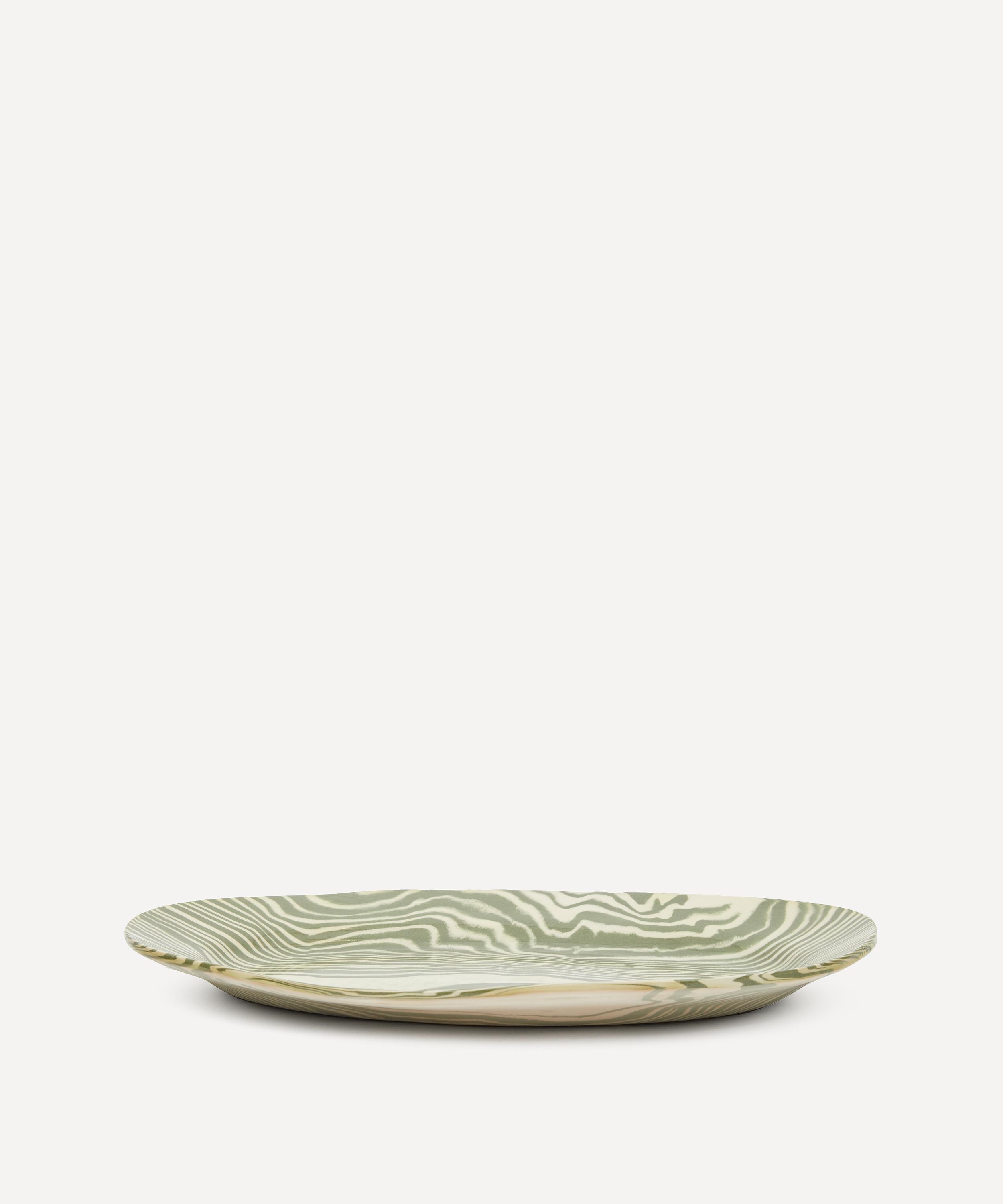 Henry Holland Studio - Green and White Serving Platter image number 2