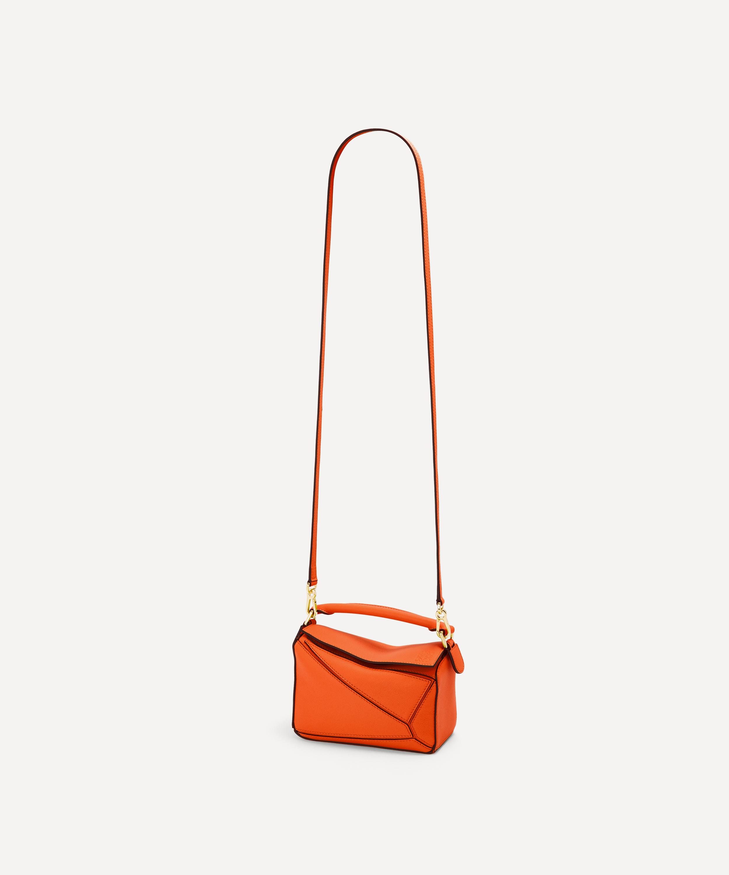 Loewe mini puzzle leather bag sale