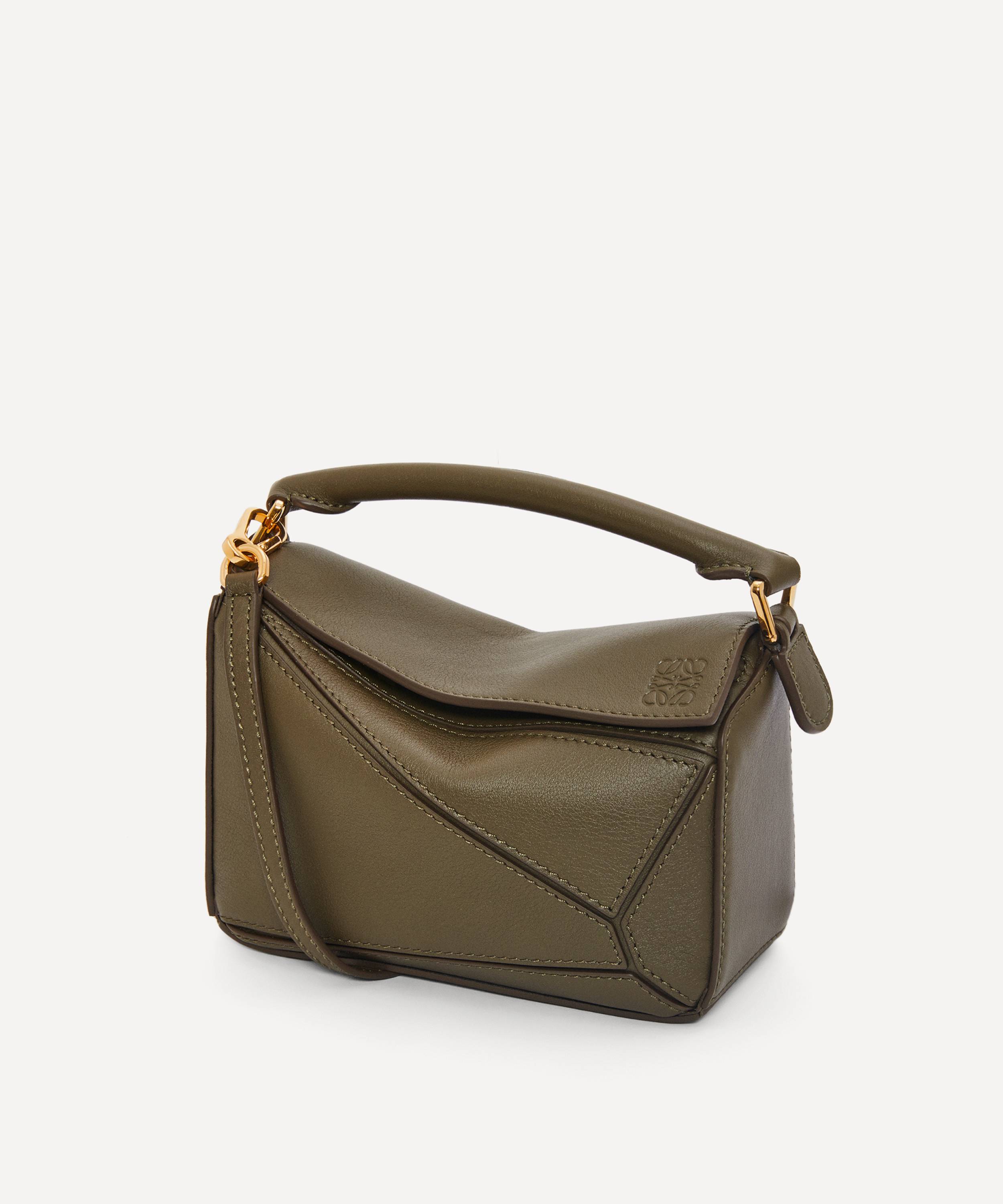 Loewe Mini Puzzle Leather Shoulder Bag | Liberty