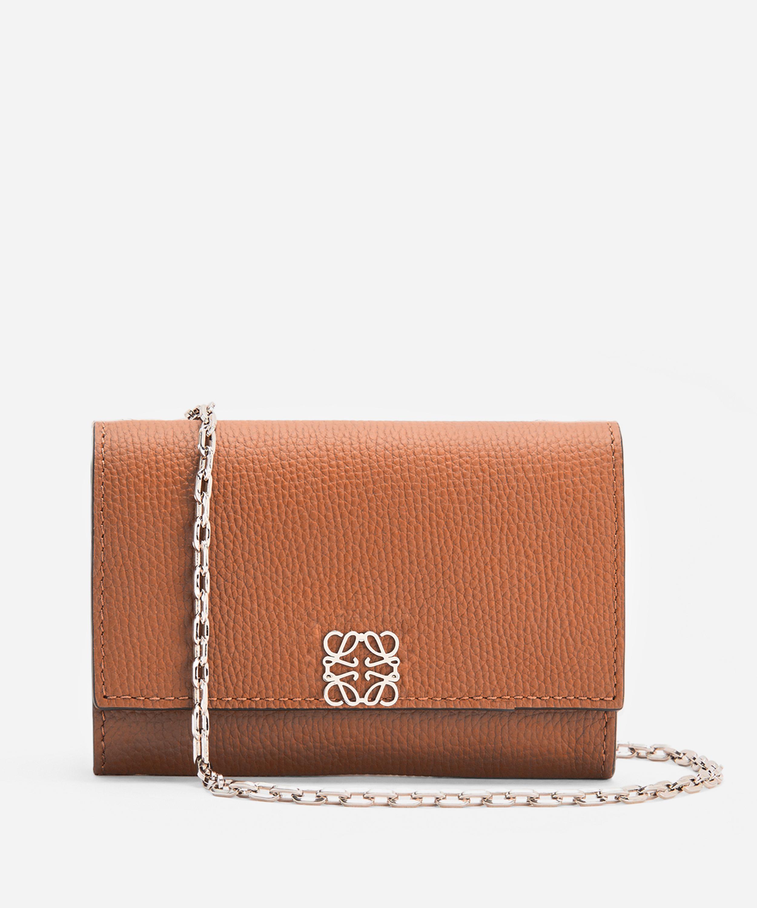 Loewe - Anagram Leather Wallet on Chain image number null