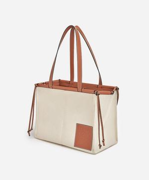 Loewe - Cushion Canvas and Leather Tote Bag image number 1