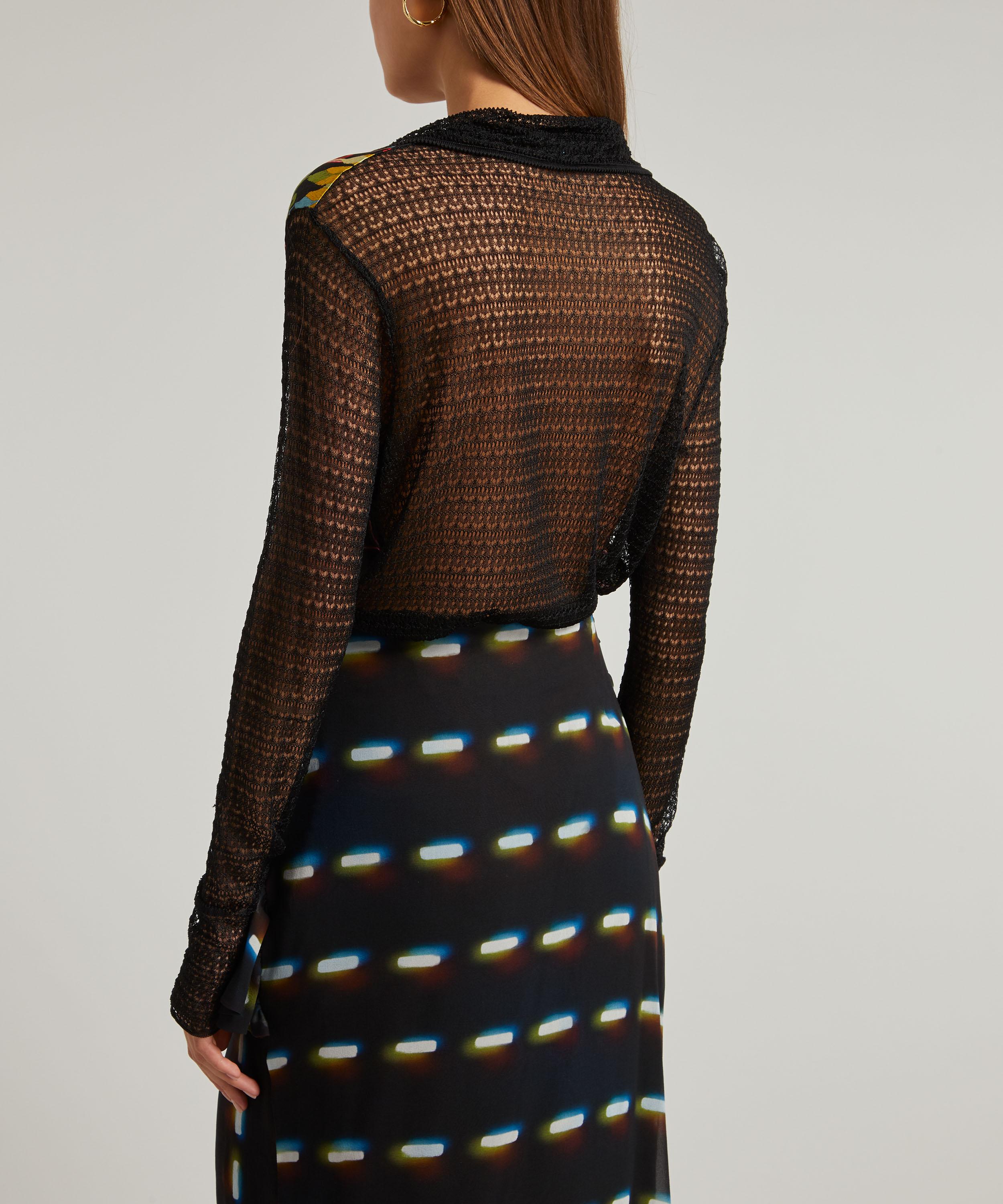 Designer Vintage - John Galliano '90s Multicoloured Silk Shirt image number 3