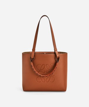 Loewe - Small Anagram Leather Tote Bag image number 0
