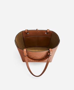 Loewe - Small Anagram Leather Tote Bag image number 2