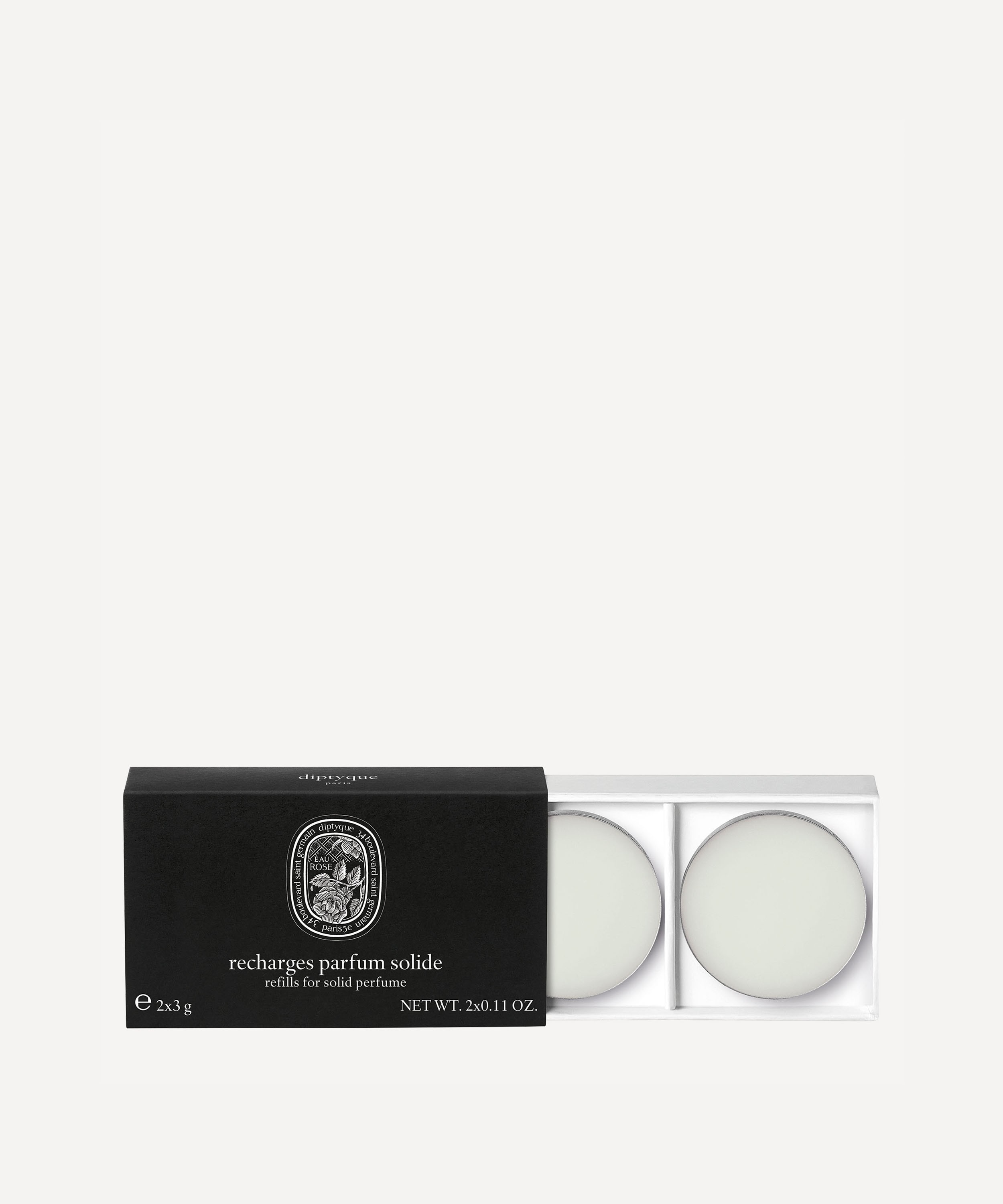 Diptyque - Eau Rose Solid Perfume Refill 2 x 3g image number 0