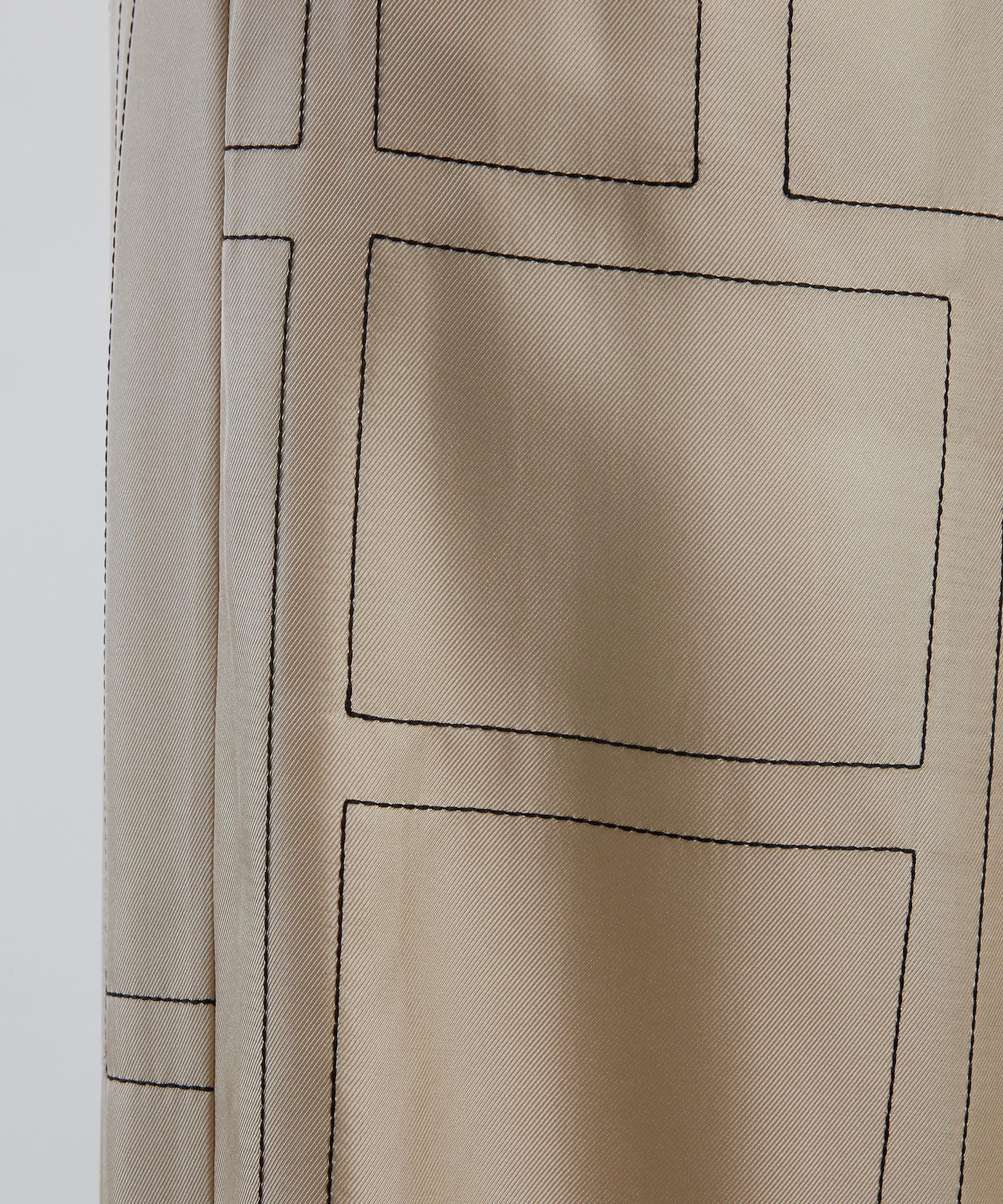 Toteme - Monogram Silk Pyjama Bottoms image number 4