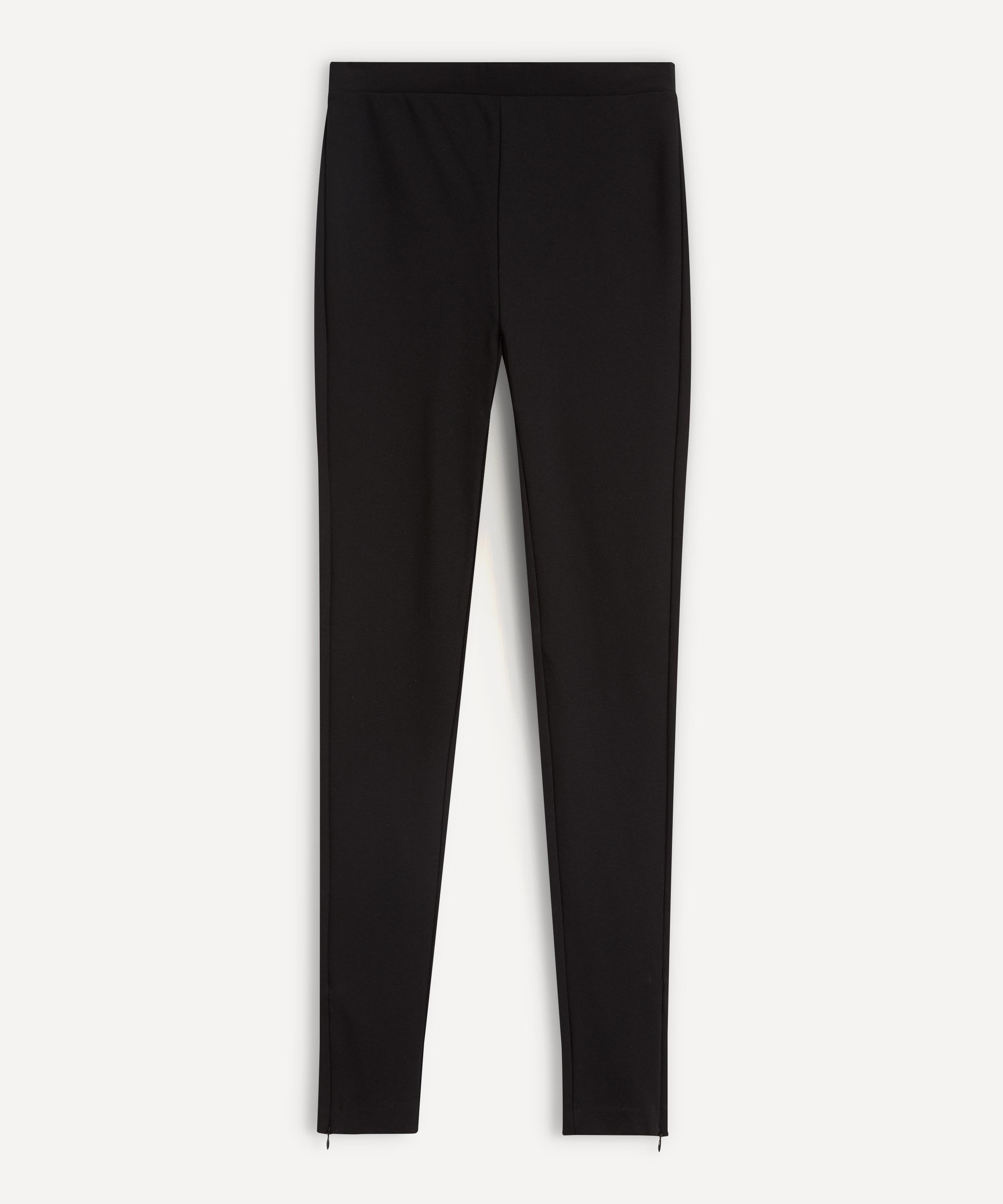 Zip high-rise leggings in black - Toteme