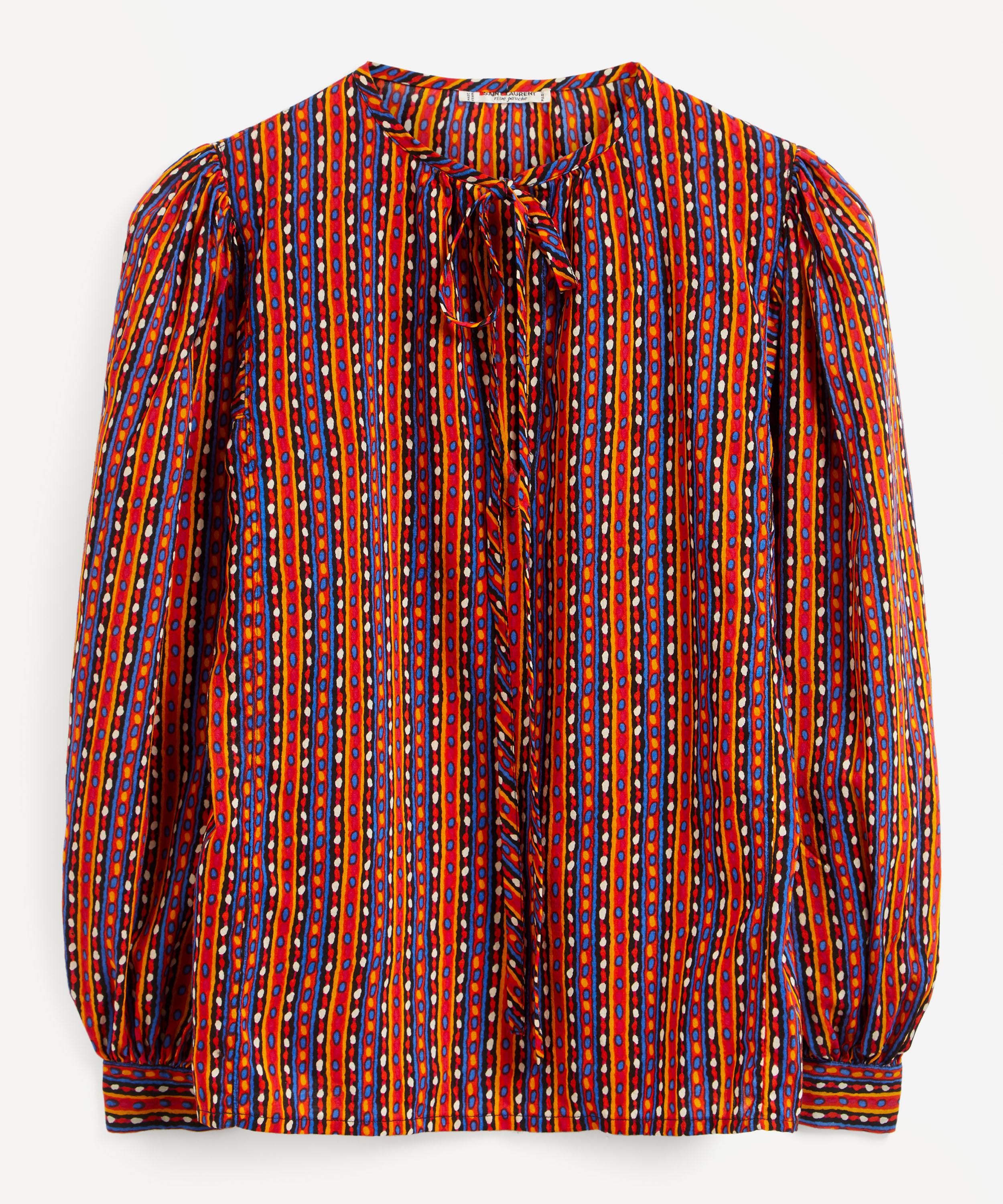 Designer Vintage Yves Saint Laurent Rive Gauche '70s Multicoloured