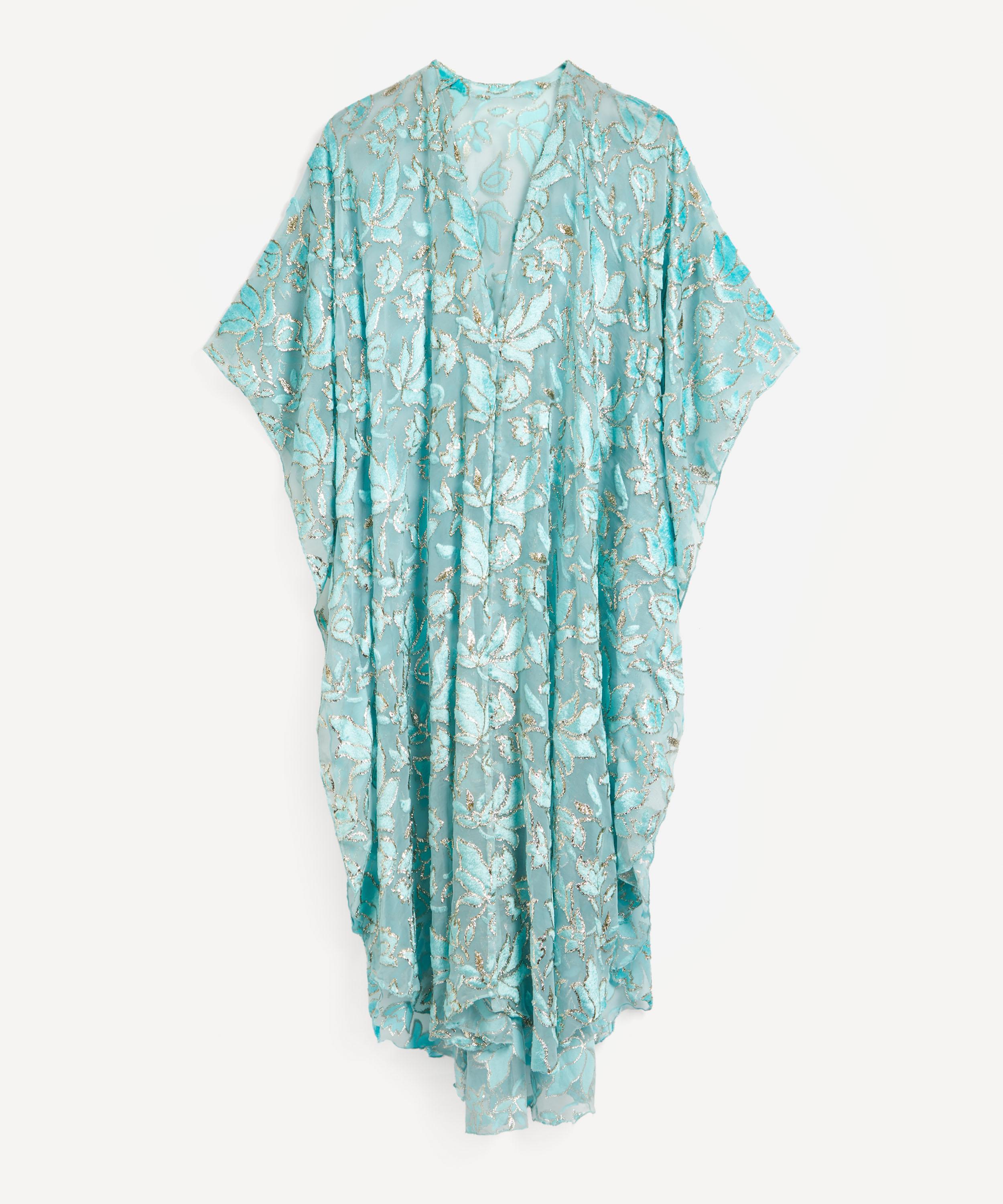 Designer Vintage - 70’s Couture Devoré Velvet Coat image number 0