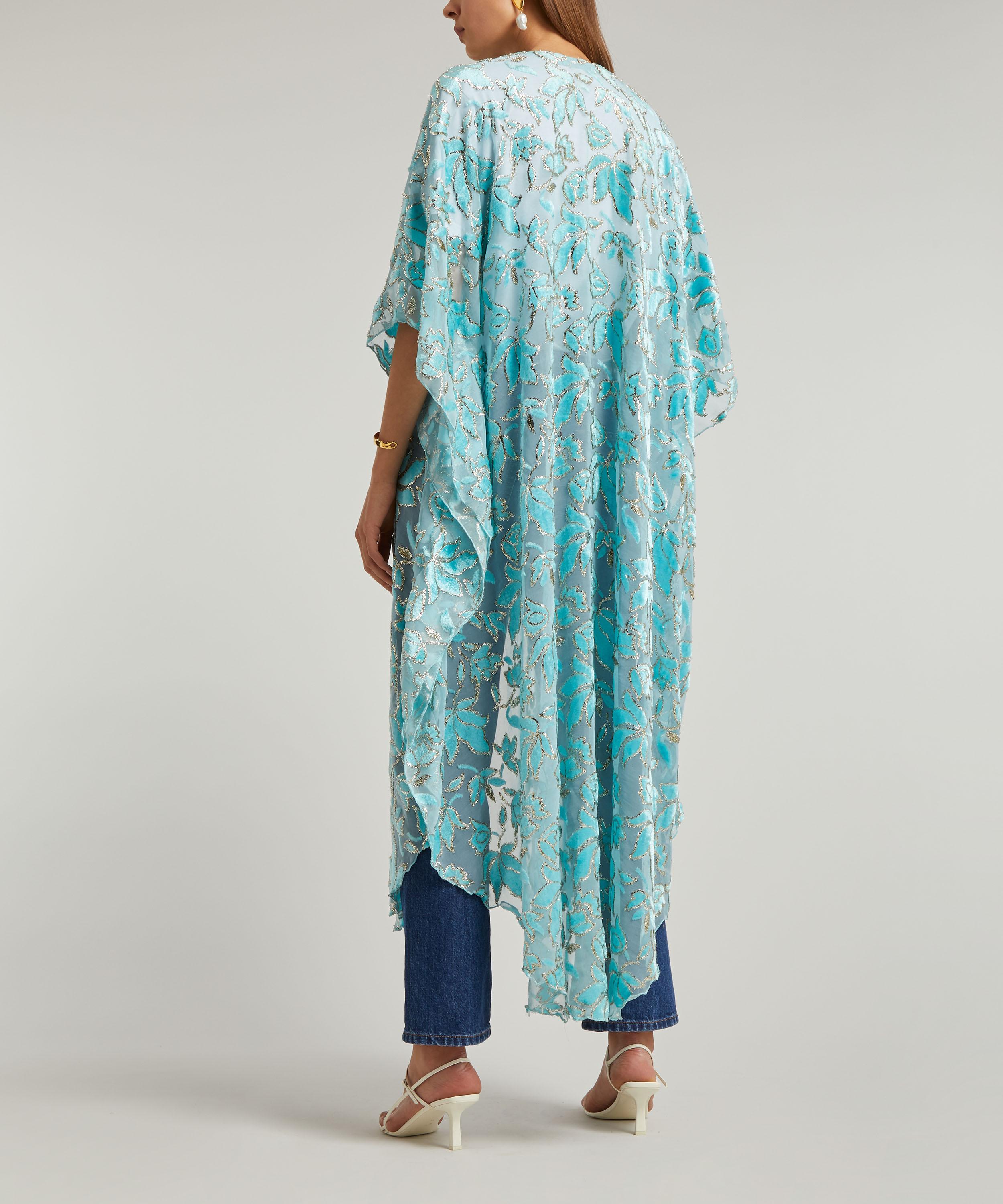 Designer Vintage - 70’s Couture Devoré Velvet Coat image number 3