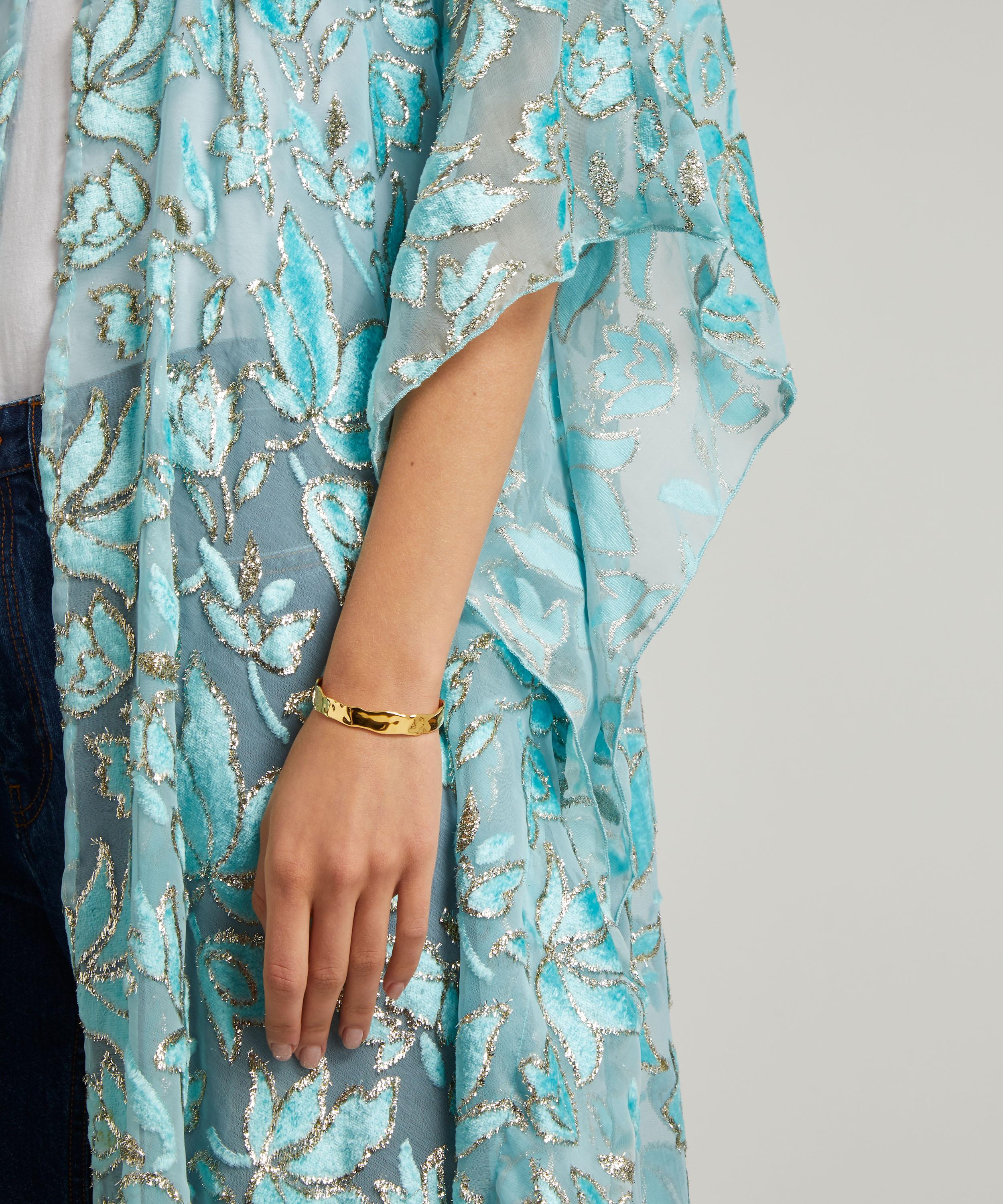 Designer Vintage - 70’s Couture Devoré Velvet Coat image number 4