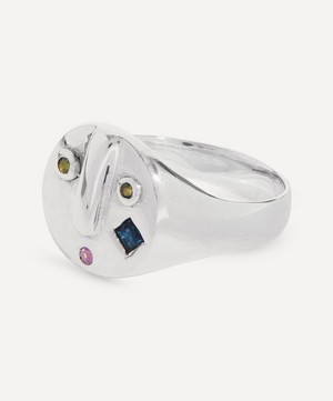 Alec Doherty - Sterling Silver Liberty Dazed Stoned Ring image number 2