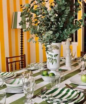 Summerill & Bishop - Stripe Linen Tablecloth image number 1