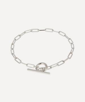 Silver Love Link Chain Bracelet