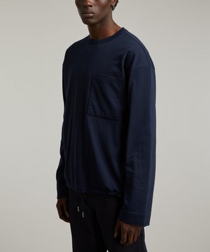 Dries Van Noten - Helgar Drawstring Long-Sleeve T-Shirt image number 1