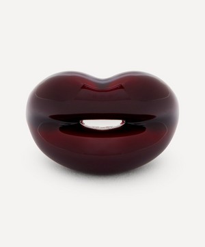 Solange Azagury-Partridge - Black Cherry Hotlips Ring image number 0