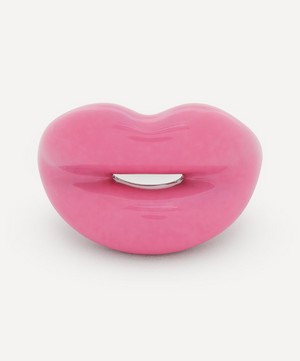 Solange Azagury-Partridge - Bubble Gum Pink Hotlips Ring image number 0