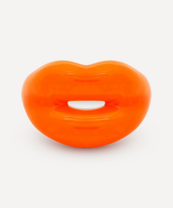 Solange Azagury-Partridge - Neon Orange Hotlips Ring