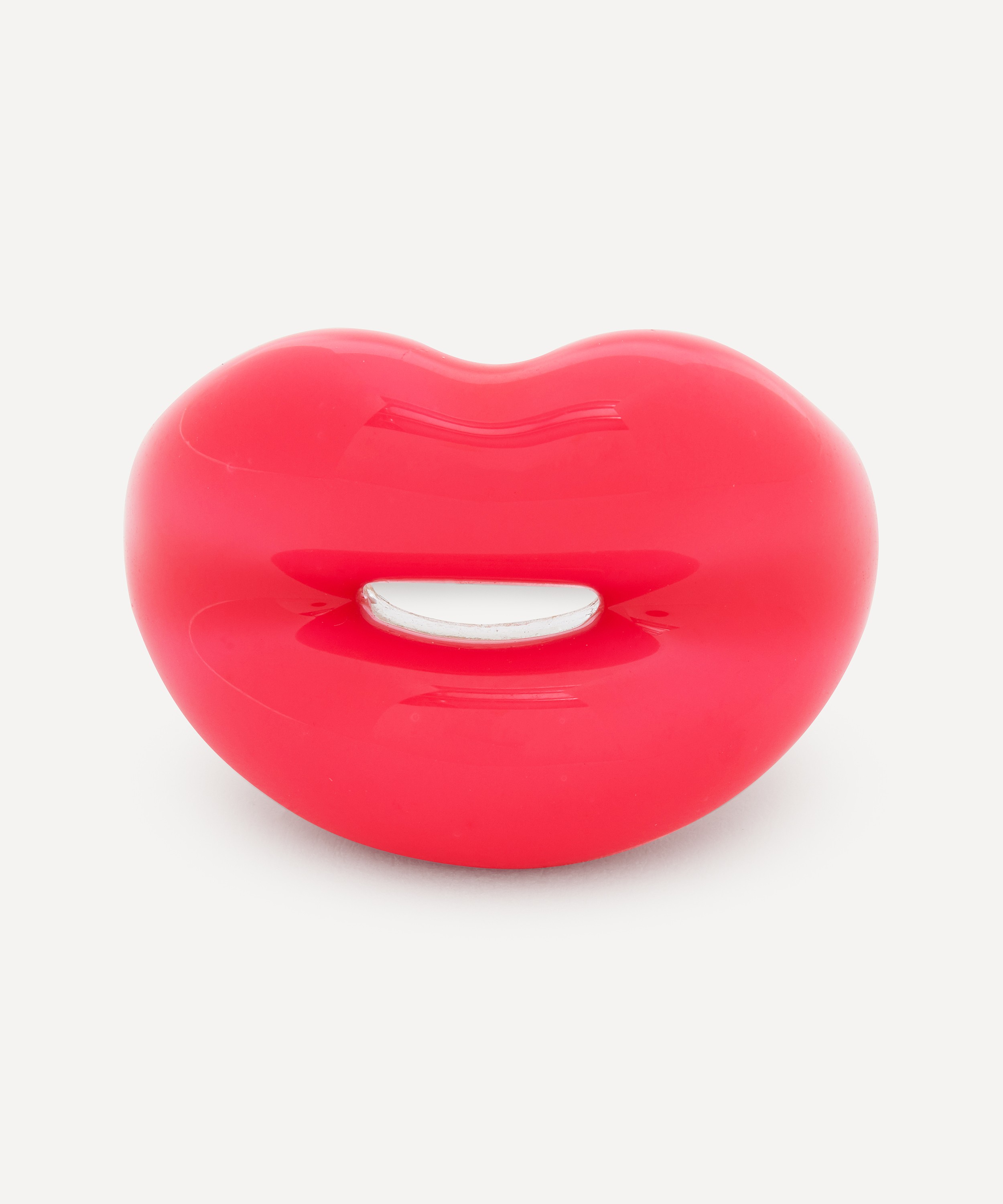 Solange Azagury-Partridge - Neon Pink Hotlips Ring image number 0