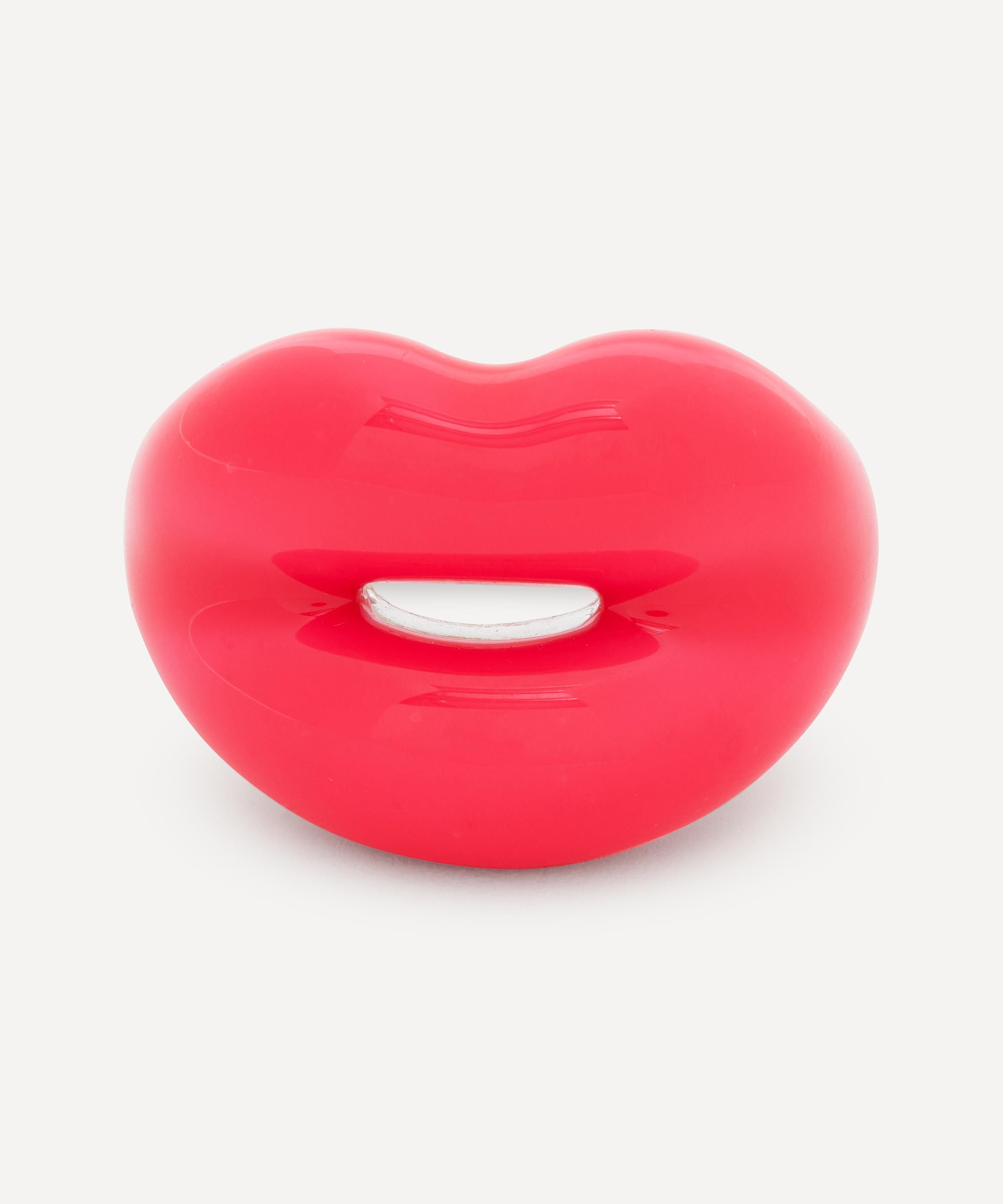 Solange Azagury-Partridge - Neon Pink Hotlips Ring