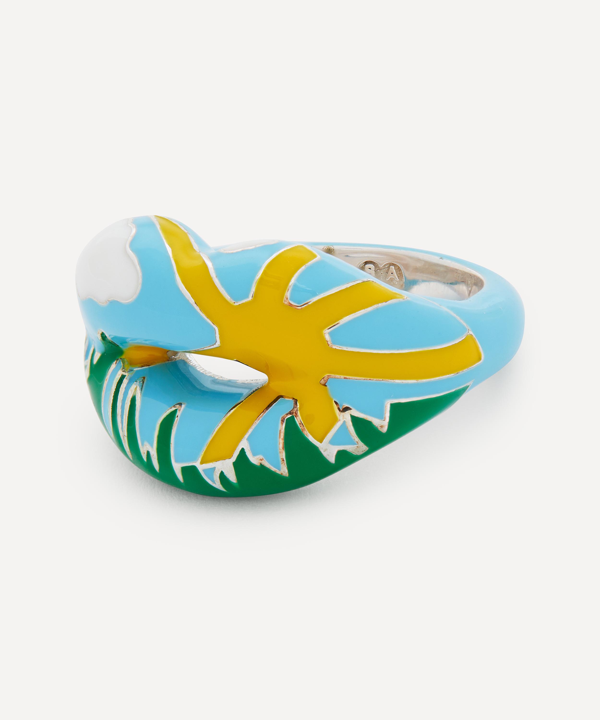 Solange Azagury-Partridge - Summer Hotlips Ring image number 2