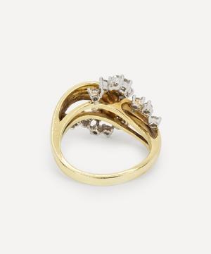 Kojis - Gold 1970s Fancy Diamond Cluster Ring image number 2