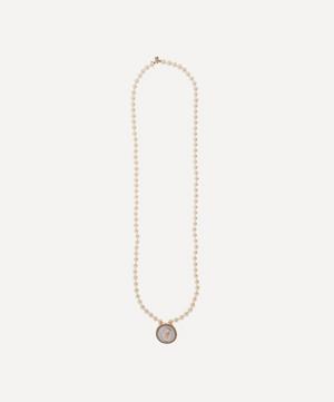 Kojis - Mabé Pearl and Diamond Clasp Double Pearl Necklace image number 0