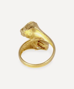 Kojis - Gold Stylised Jaguar Ring image number 2