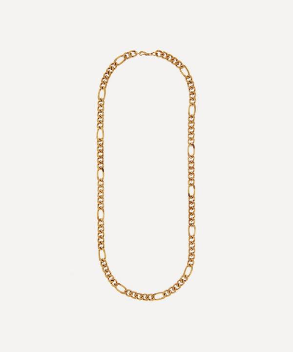 Susan Caplan Vintage - Gold-Plated 1990s Figaro Chain Necklace