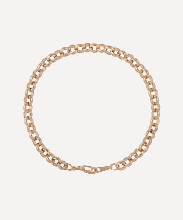 Susan Caplan Vintage - Gold-Plated 1990s Belcher Chain Bracelet image number null